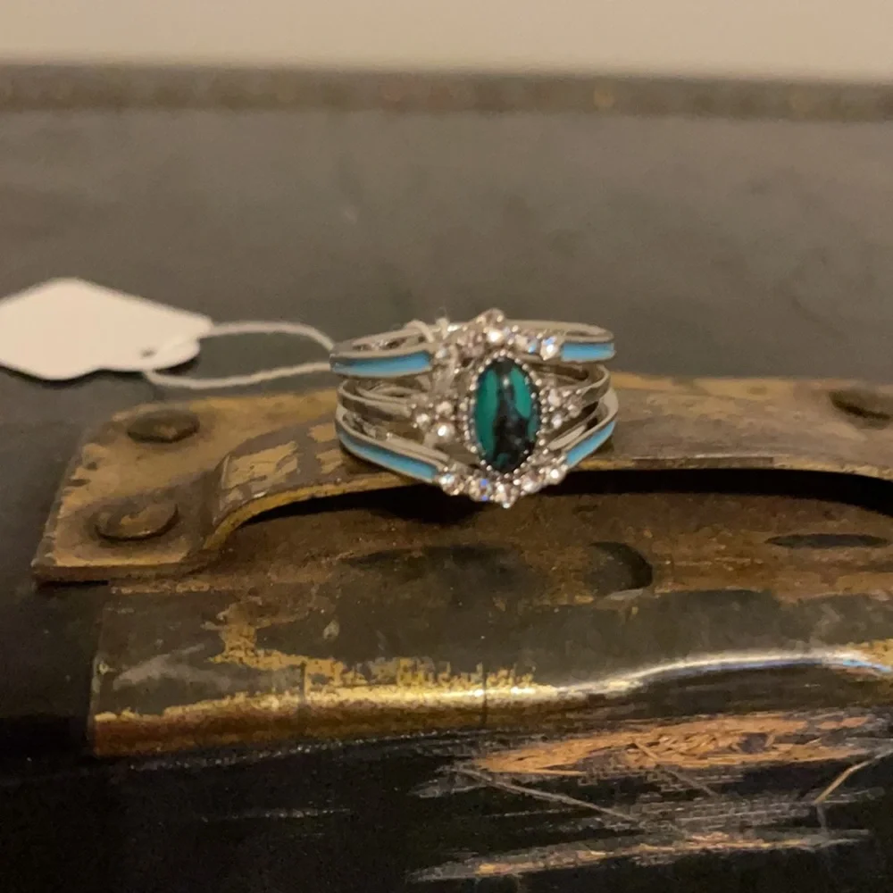 Turquoise stackable ring - Picture 4 of 7